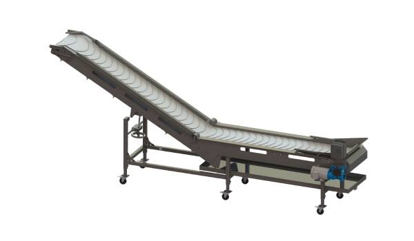 نوار نقاله ناودانی(Inclined/Chute Conveyor)